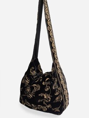 Johnny Was - Women's Arles Schiffli Velvet Wide Strap Tote Bag